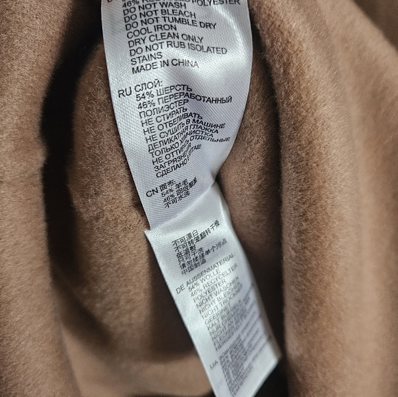 Reiss Size 6 Petite Rose Belted Coat - Picture 6 of 6